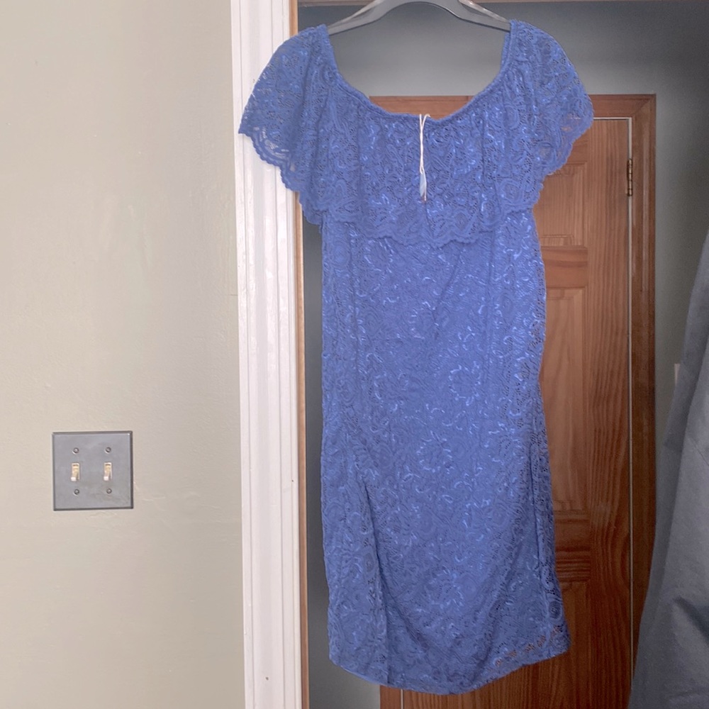 NWT Pinkblush Off the shoulder formal dress